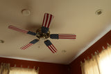Fan Blade Designs American Flag Home Image
