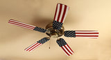 Fan Blade Designs American Flag Home Shot