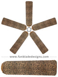 Fan Blade Designs fan blade covers - Baby Leopard