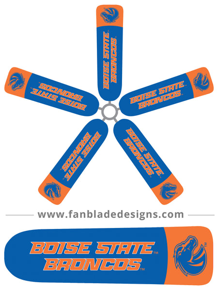 Fan Blade Designs fan blade covers - Boise State Broncos 2
