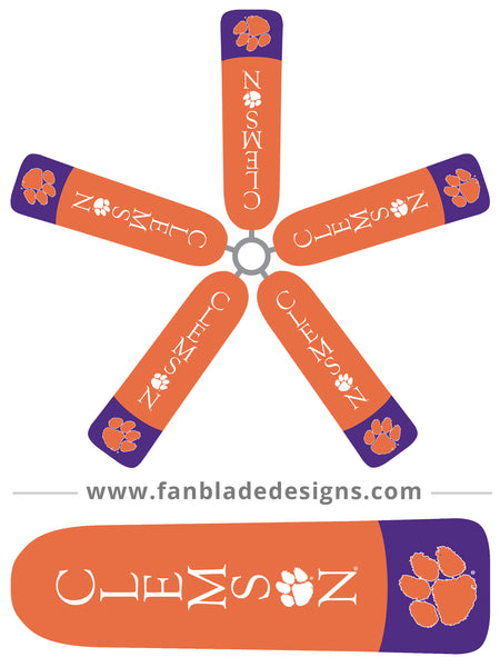 Fan Blade Designs fan blade covers - Clemson University