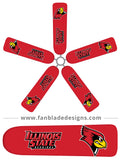Fan Blade Designs fan blade covers - Illinois State University Red Birds