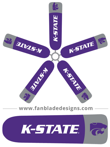 Fan Blade Designs fan blade covers - Kansas State University Wildcats