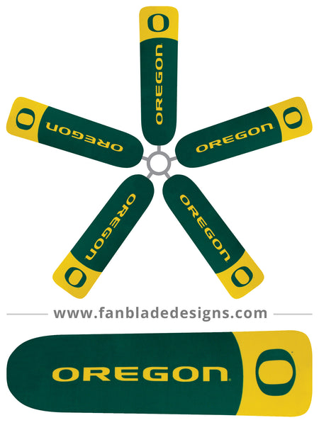 Fan Blade Designs - University of Oregon - Duck