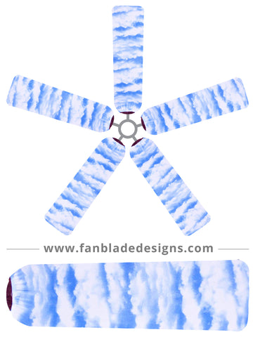Fan Blade Designs fan blade covers - Clouds