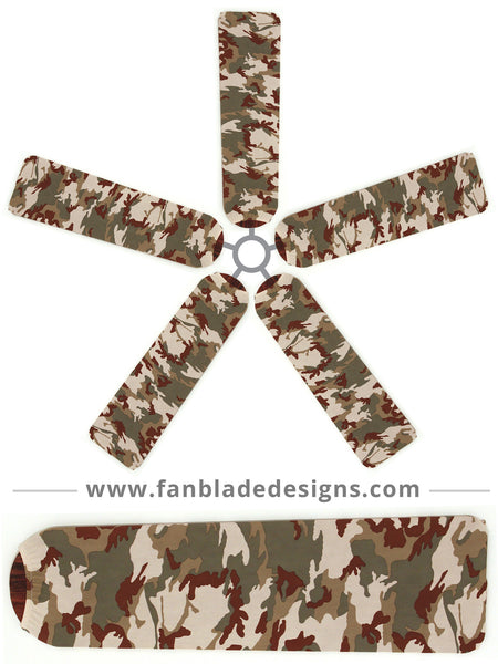 Fan Blade Designs fan blade covers - Camo