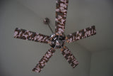 Camouflage Ceiling Fan Blade Covers