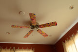 Fan Blade Designs Swirling Rainbow Home Image
