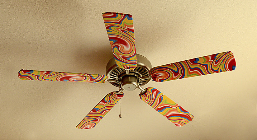 Coloured Fans Rainbow Ceiling Fan Images | Shelly Lighting