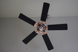 Slate Ceiling Fan Blade Covers--Machine washable, light weight, dust covers for your ceiling fans. 